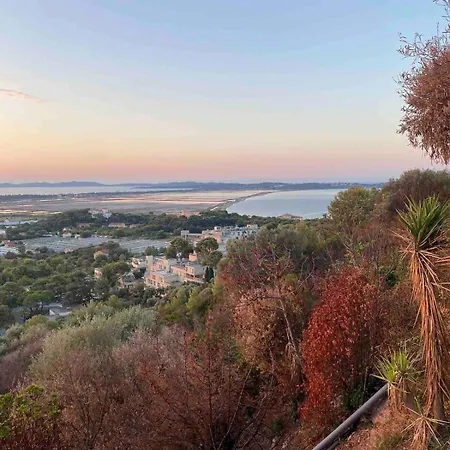 Vue Au Mont Des Oiseaux A Hyeres